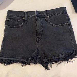 Black Madewell Jean shorts